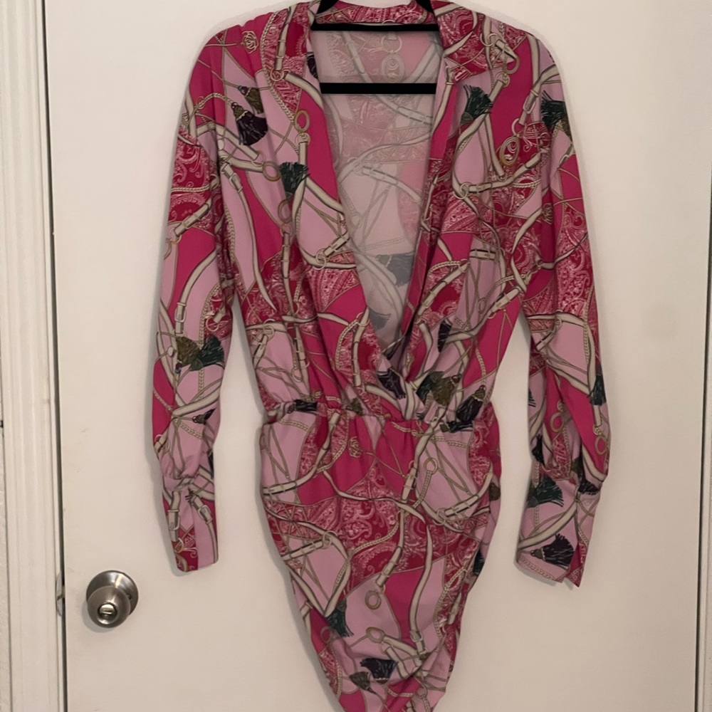 Bohoo Pink dress size 4